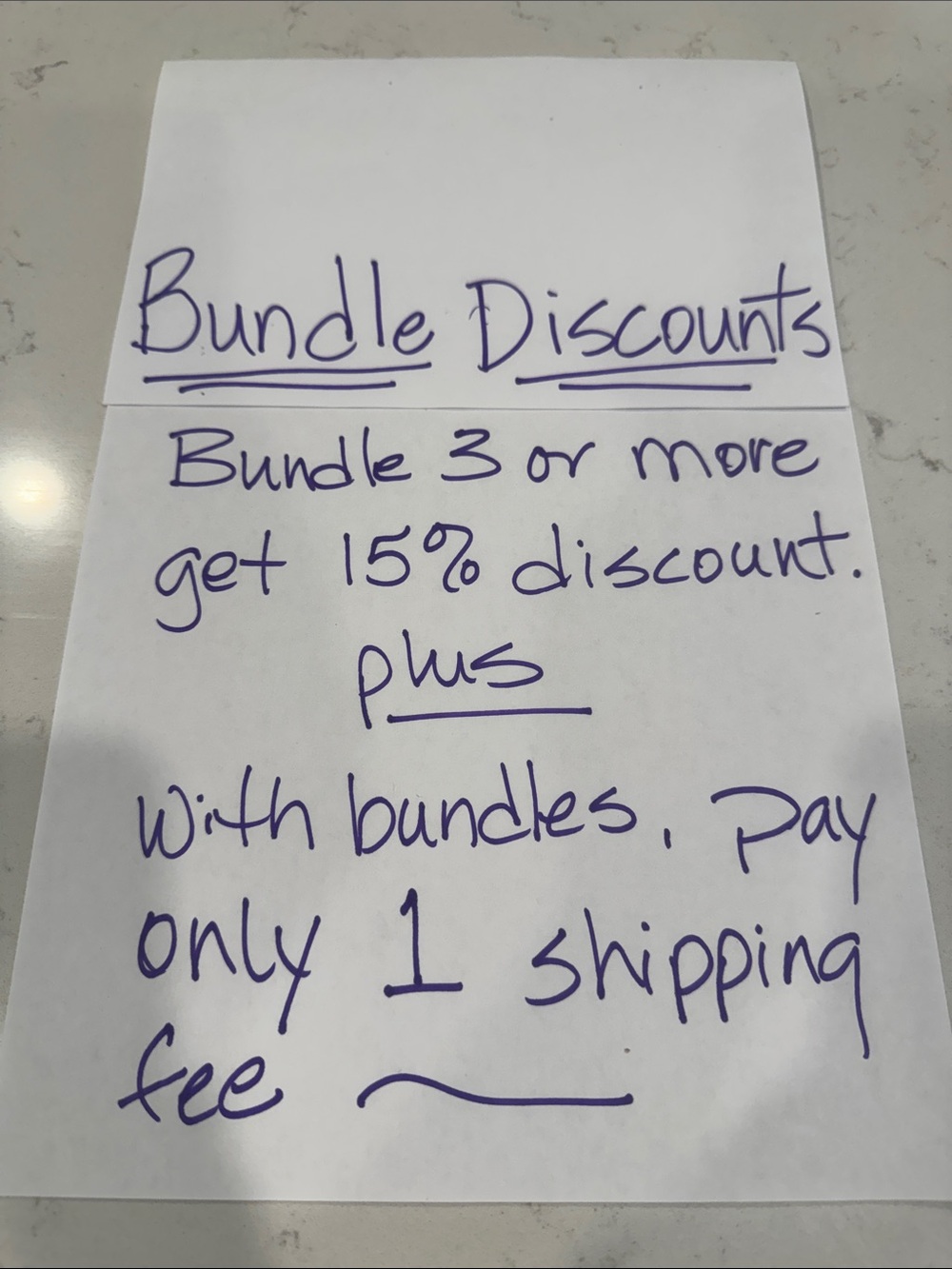 Don’t forget Bundle discounts !!!